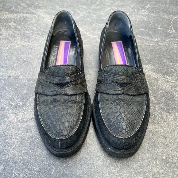 Bennis/Edwards Black Loafers - Picture 1 of 9